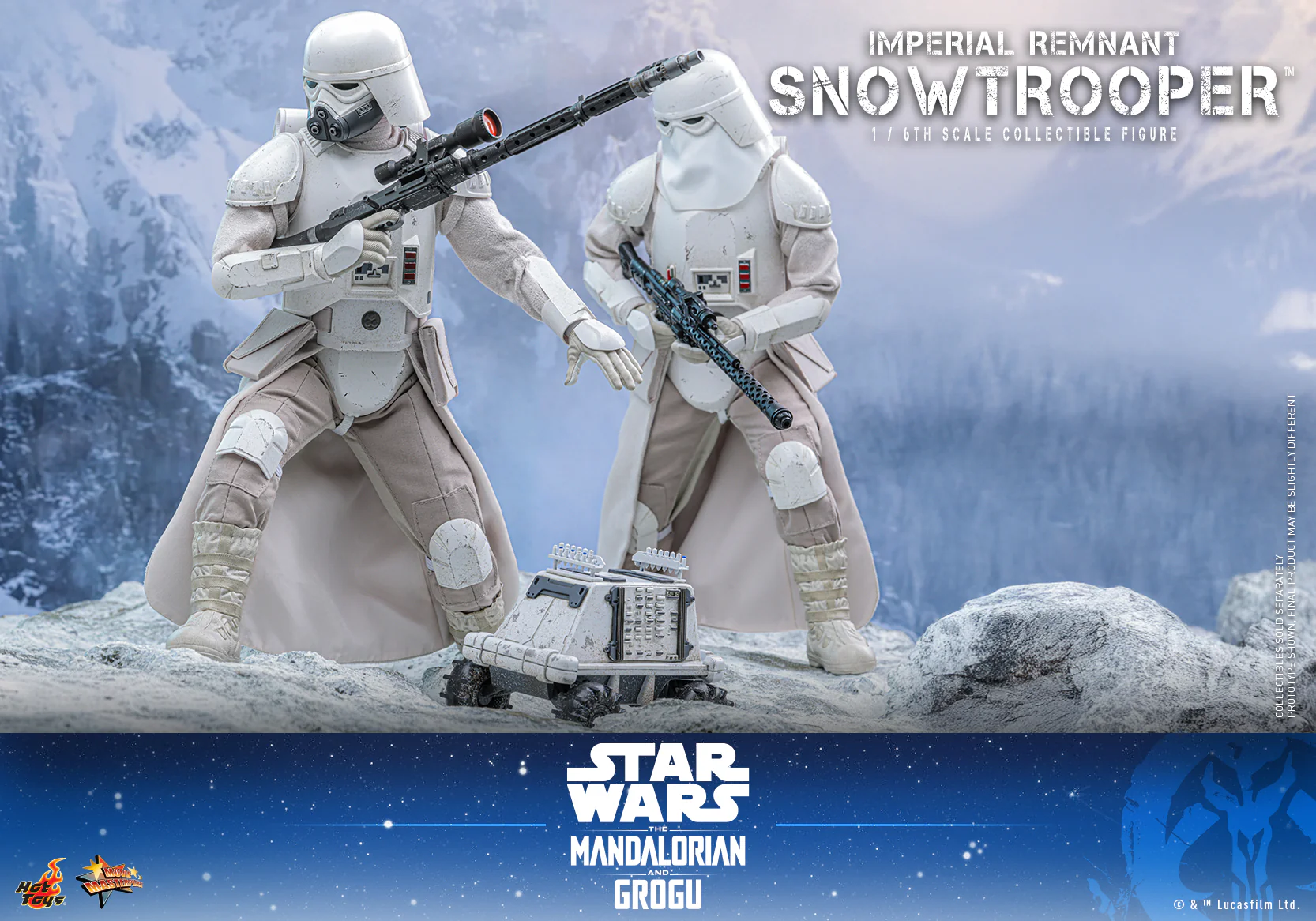 MMS838 - The Mandalorian and Grogu - 1/6th scale Remnant Snowtrooper Collectible Figure - Image 20