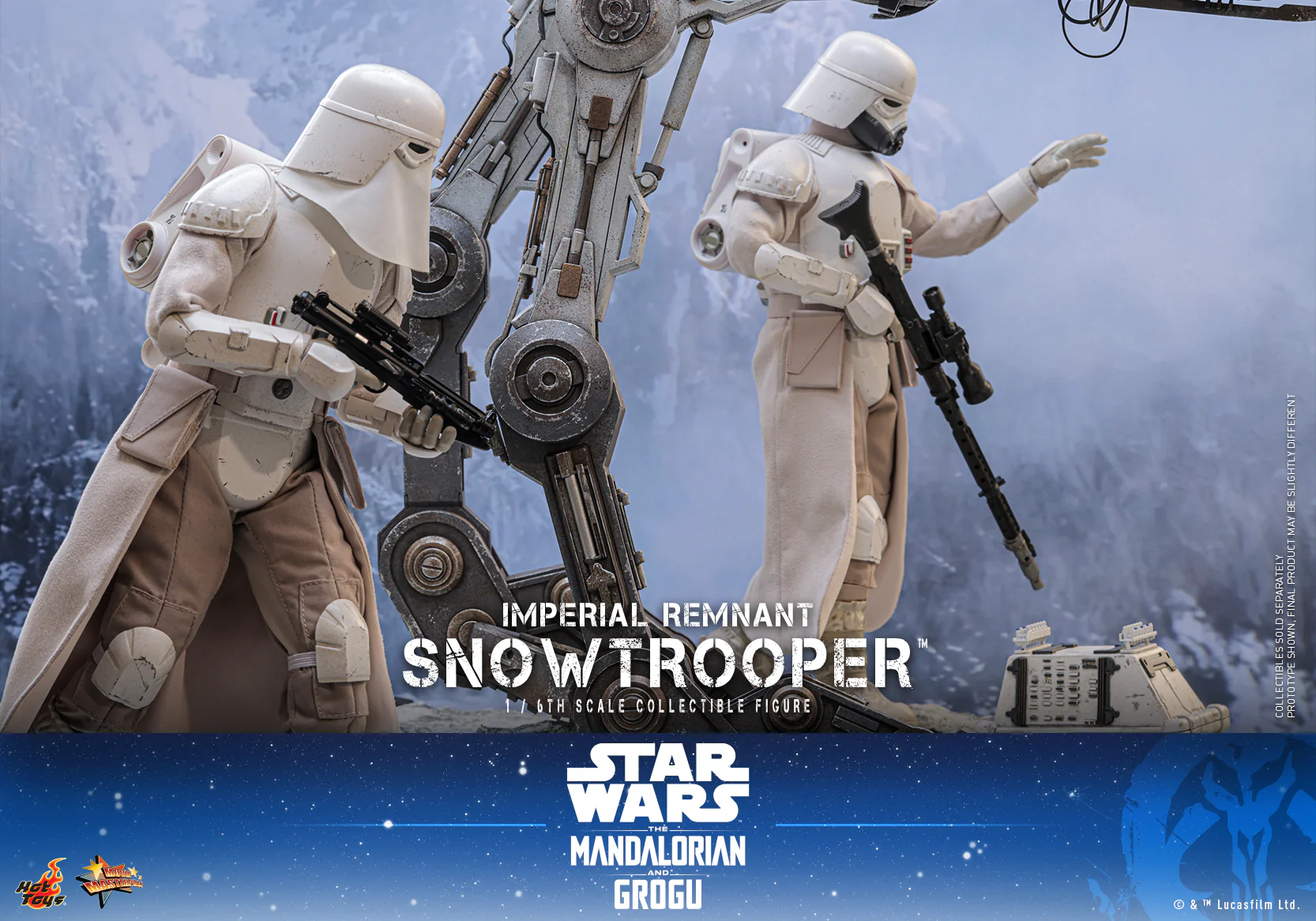 MMS838 - The Mandalorian and Grogu - 1/6th scale Remnant Snowtrooper Collectible Figure - Image 21