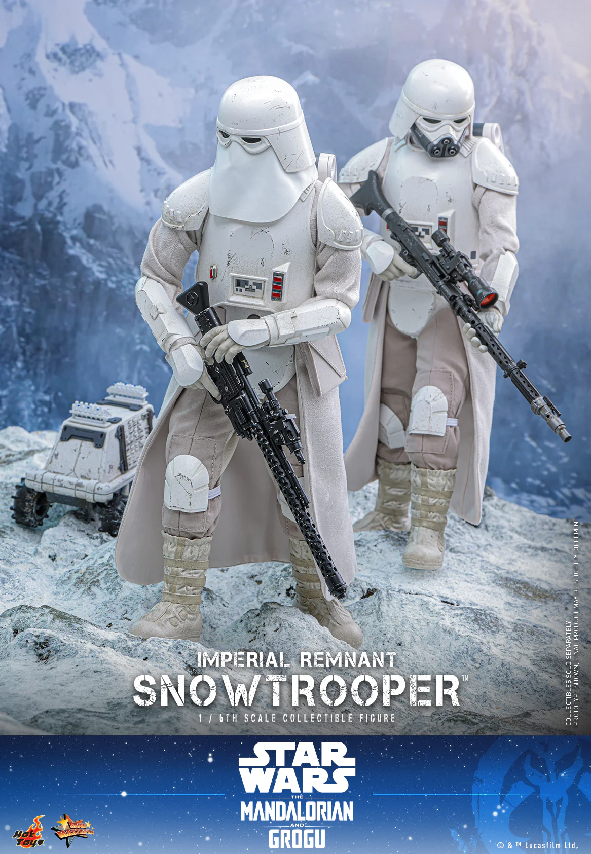 MMS838 - The Mandalorian and Grogu - 1/6th scale Remnant Snowtrooper Collectible Figure - Image 6