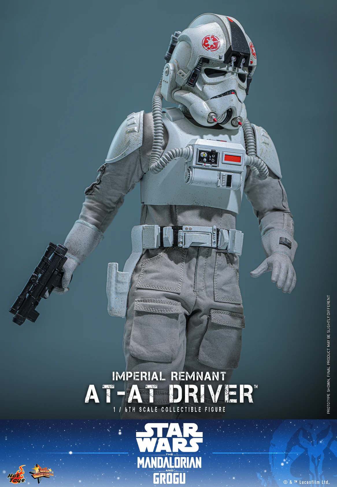 MMS845 - Star Wars: The Mandalorian & Grogu™ - 1/6th scale Imperial Remnant AT-AT Driver™ Collectible Figure - Image 10