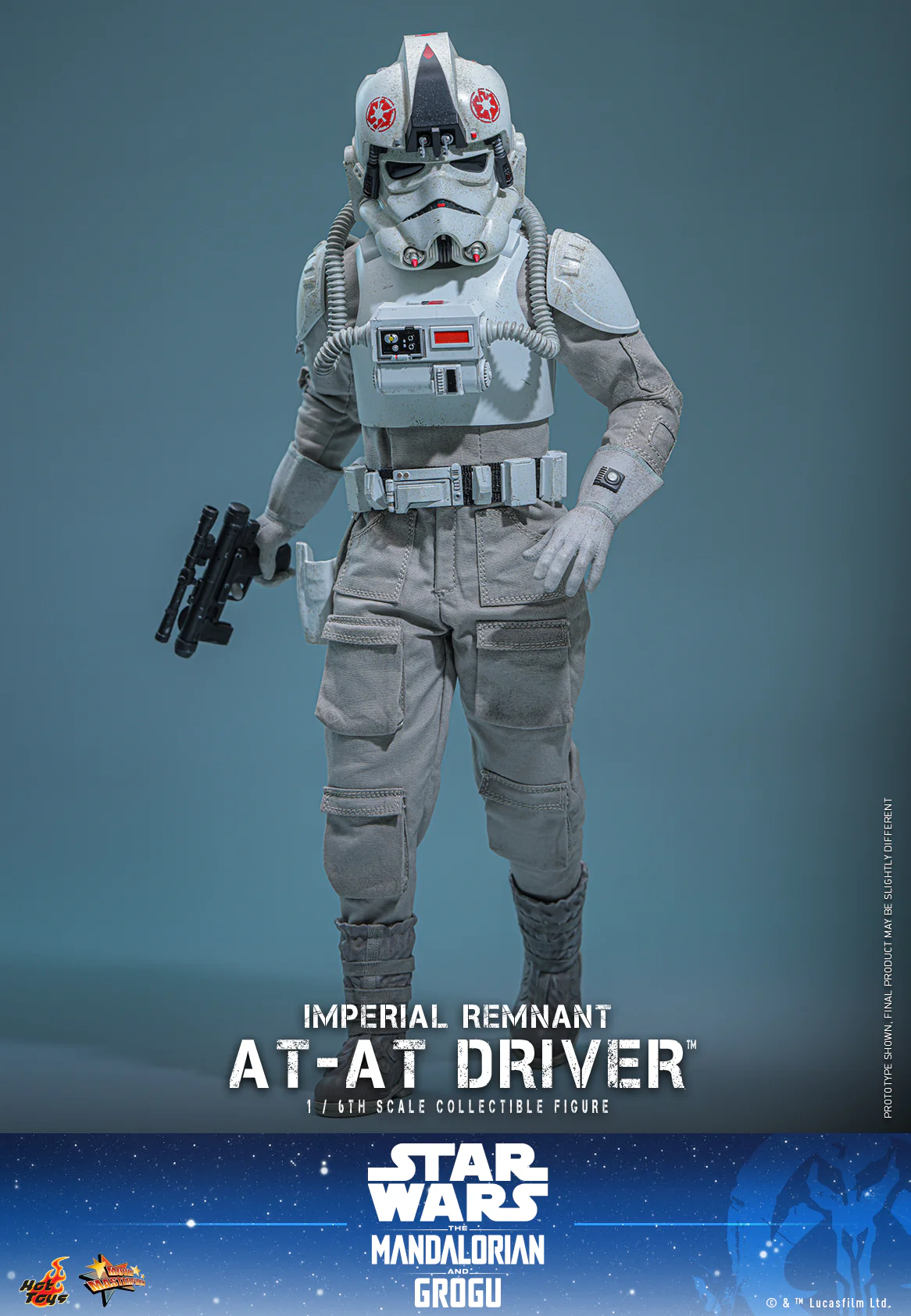 MMS845 - Star Wars: The Mandalorian & Grogu™ - 1/6th scale Imperial Remnant AT-AT Driver™ Collectible Figure - Image 11