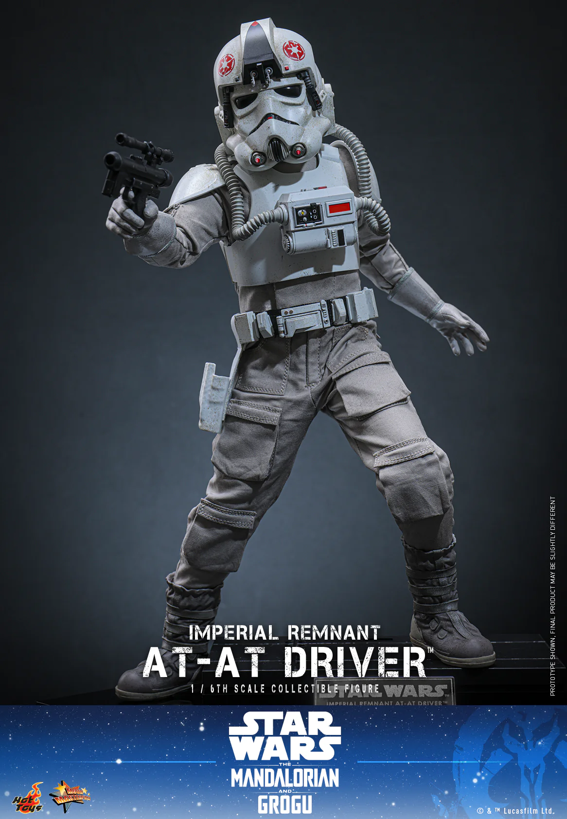 MMS845 - Star Wars: The Mandalorian & Grogu™ - 1/6th scale Imperial Remnant AT-AT Driver™ Collectible Figure - Image 12