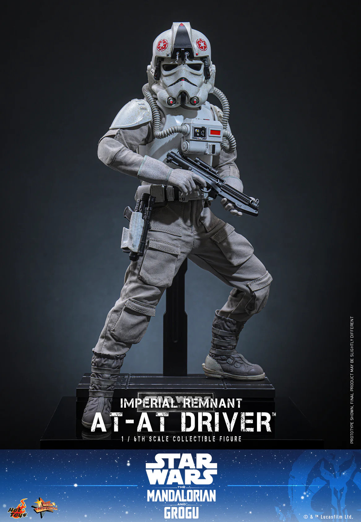 MMS845 - Star Wars: The Mandalorian & Grogu™ - 1/6th scale Imperial Remnant AT-AT Driver™ Collectible Figure - Image 13