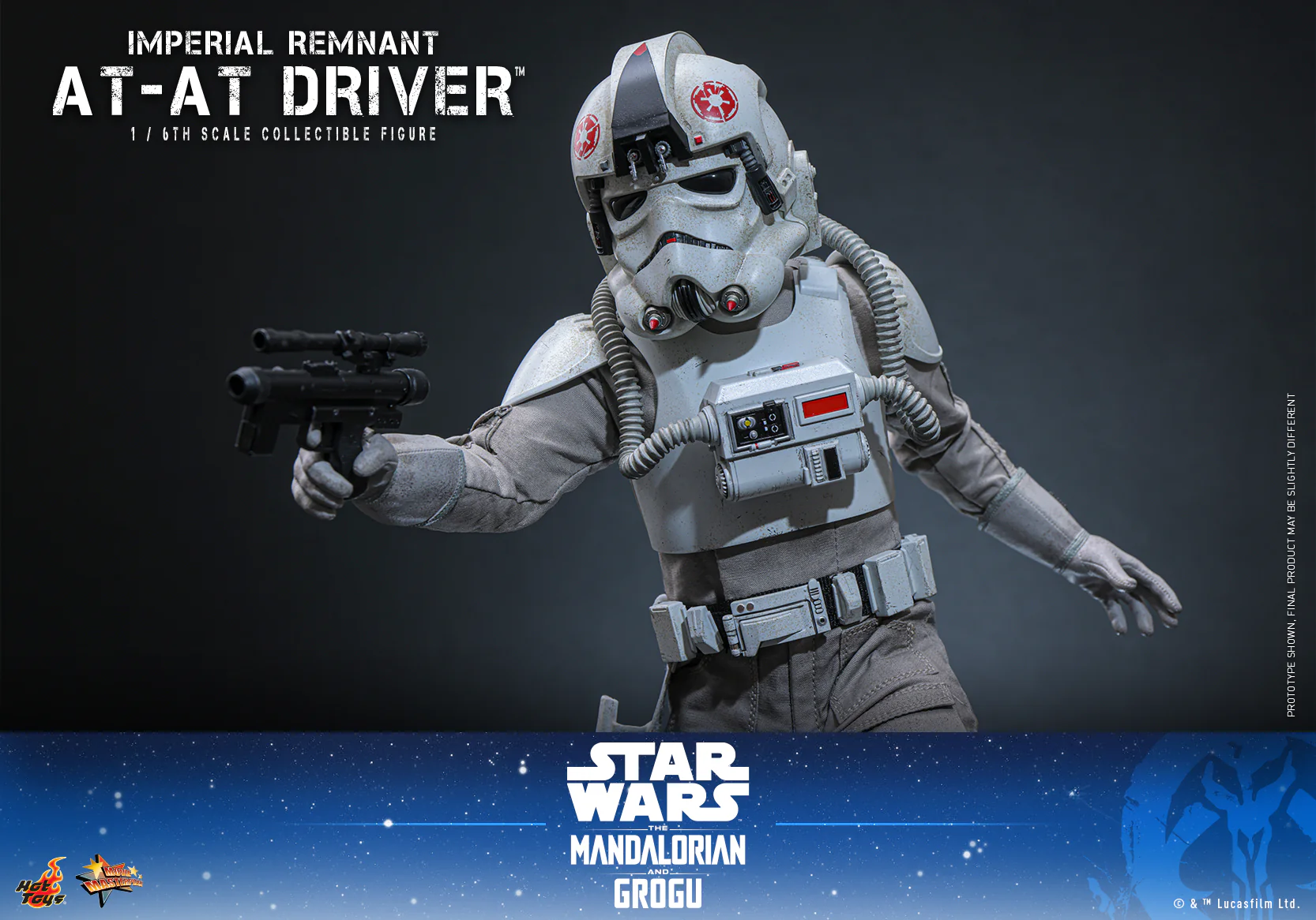 MMS845 - Star Wars: The Mandalorian & Grogu™ - 1/6th scale Imperial Remnant AT-AT Driver™ Collectible Figure - Image 15