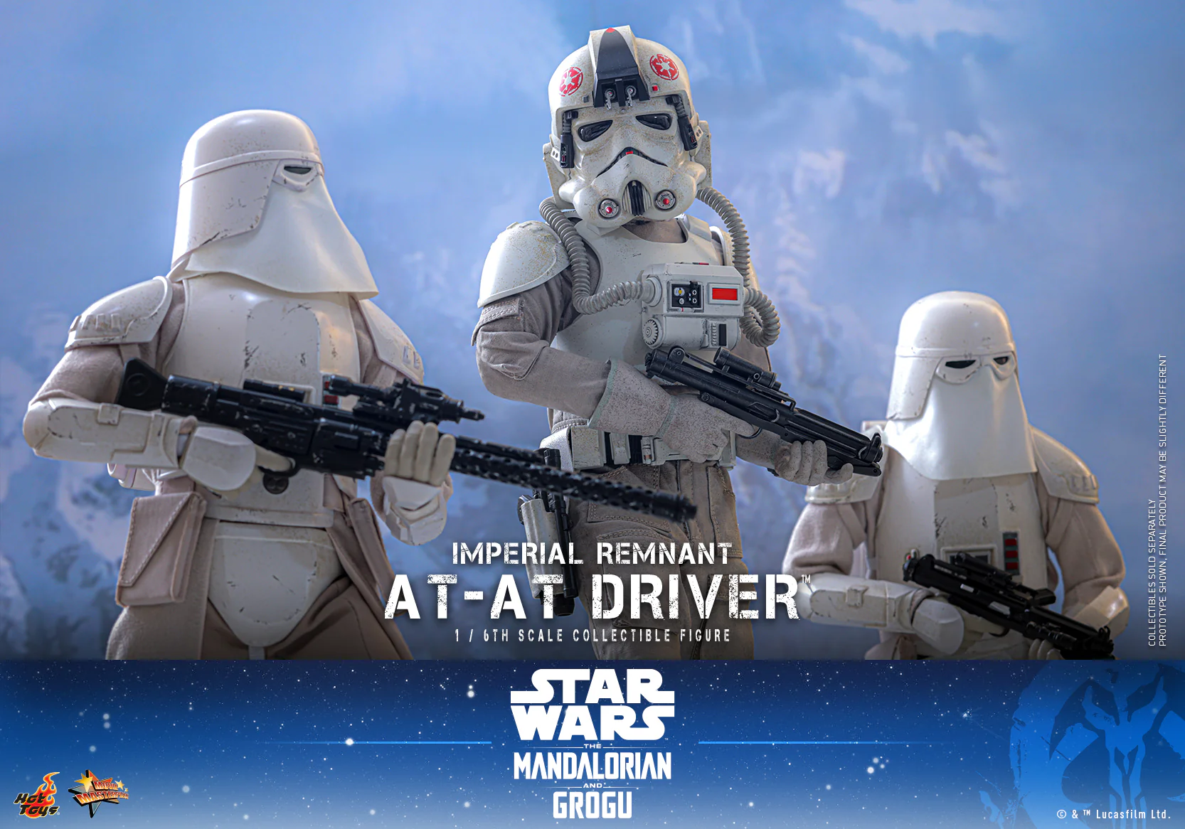 MMS845 - Star Wars: The Mandalorian & Grogu™ - 1/6th scale Imperial Remnant AT-AT Driver™ Collectible Figure - Image 17