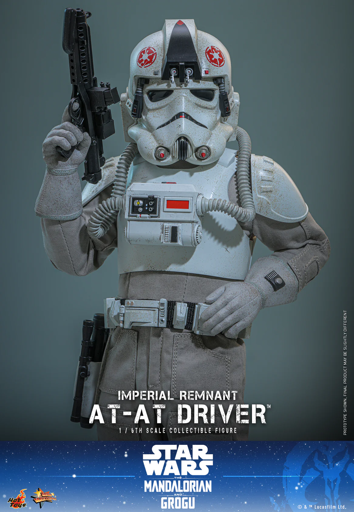 MMS845 - Star Wars: The Mandalorian & Grogu™ - 1/6th scale Imperial Remnant AT-AT Driver™ Collectible Figure - Image 3