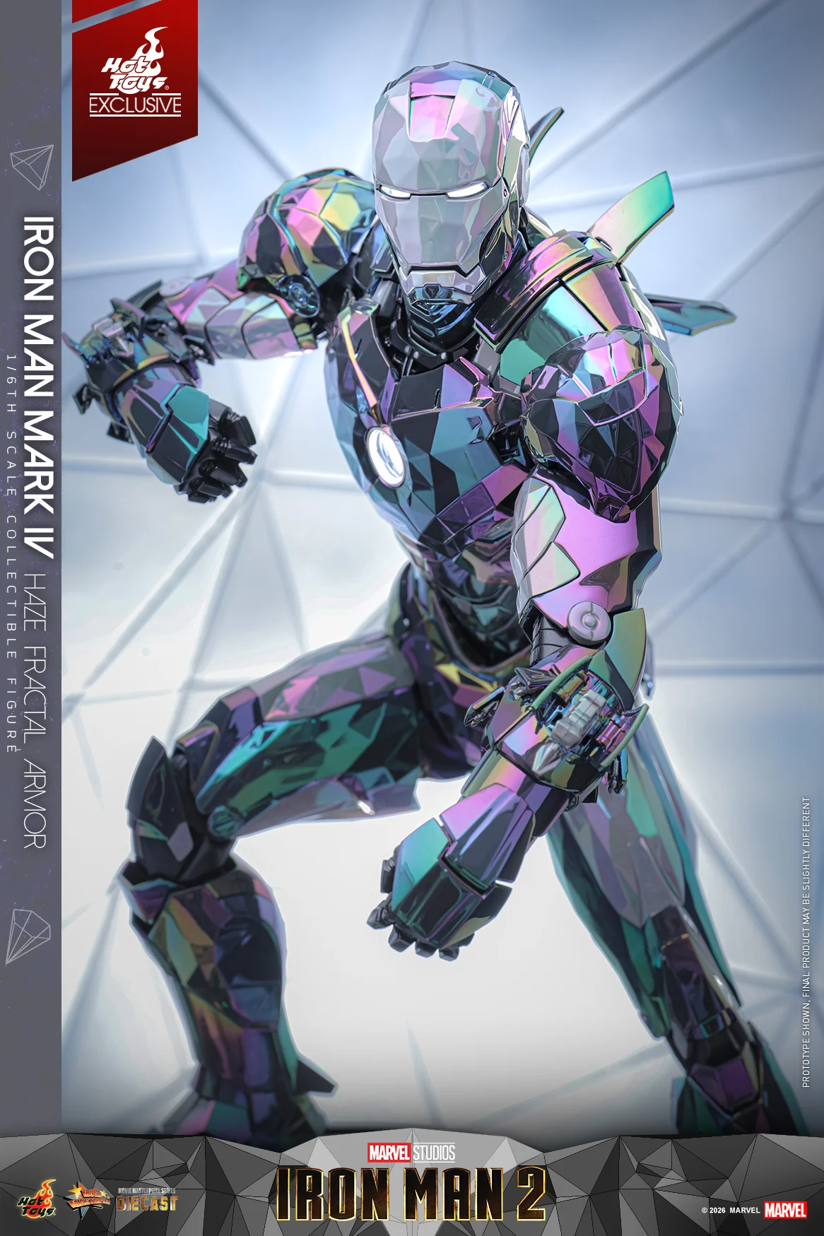 MMS855D79 - Iron Man 2 - 1/6th scale Iron Man Mark IV (Haze Fractal Armor) Collectible Figure [Hot Toys Exclusive] - Image 13