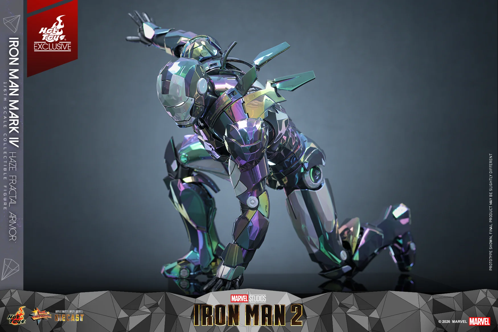 MMS855D79 - Iron Man 2 - 1/6th scale Iron Man Mark IV (Haze Fractal Armor) Collectible Figure [Hot Toys Exclusive] - Image 17