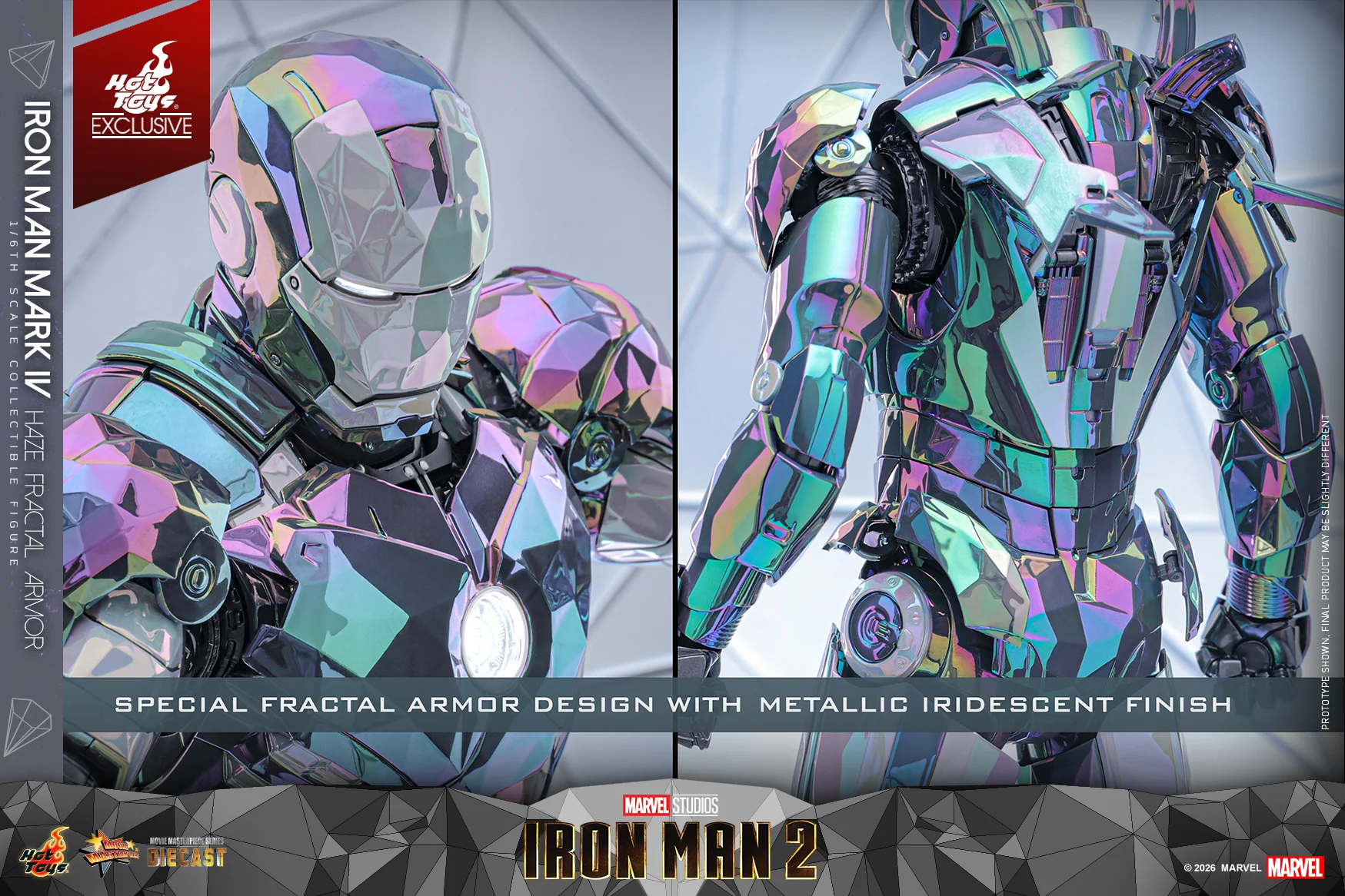 MMS855D79 - Iron Man 2 - 1/6th scale Iron Man Mark IV (Haze Fractal Armor) Collectible Figure [Hot Toys Exclusive] - Image 19