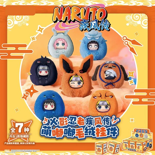 Naruto Shippuden Cute Squishy Plush Keychain - Image 2