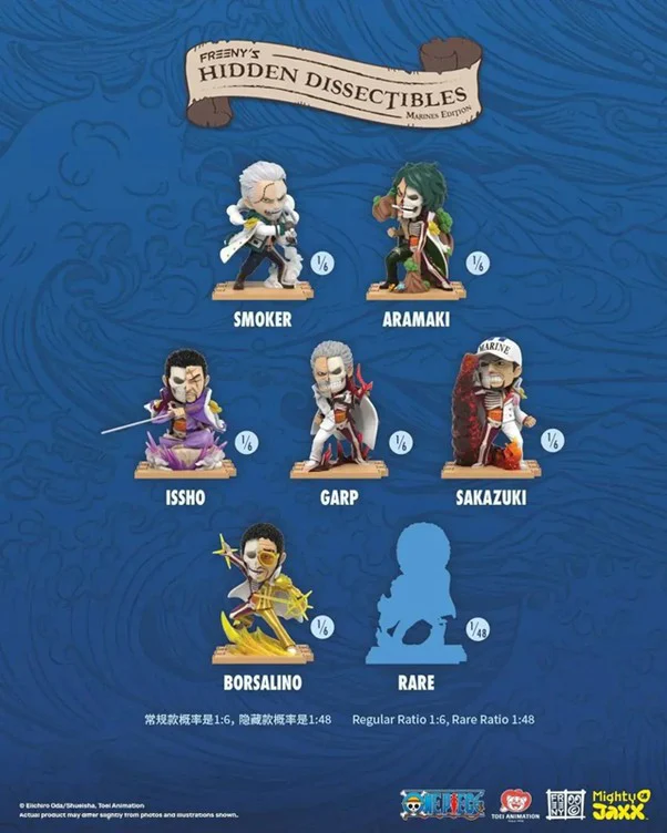 One Piece x Jason Freeny Series Blind Box: Navy Series Blind Box - Image 3