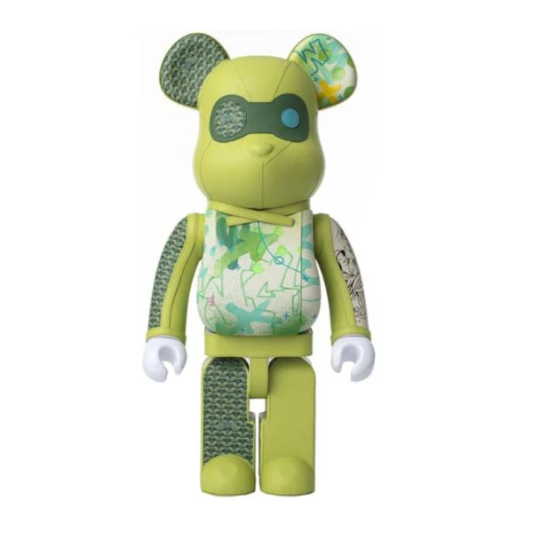 PINEL x KONGO x BE@RBRICK 1000%-GREEN/EMERAUDE(ASK) - Image 2