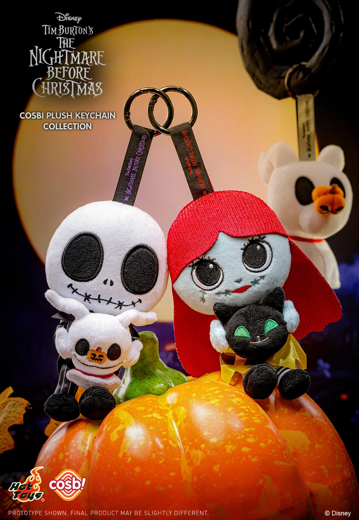 PPLU073N - The Nightmare Before Christmas Cosbi Plush Keychain Collection - Image 2