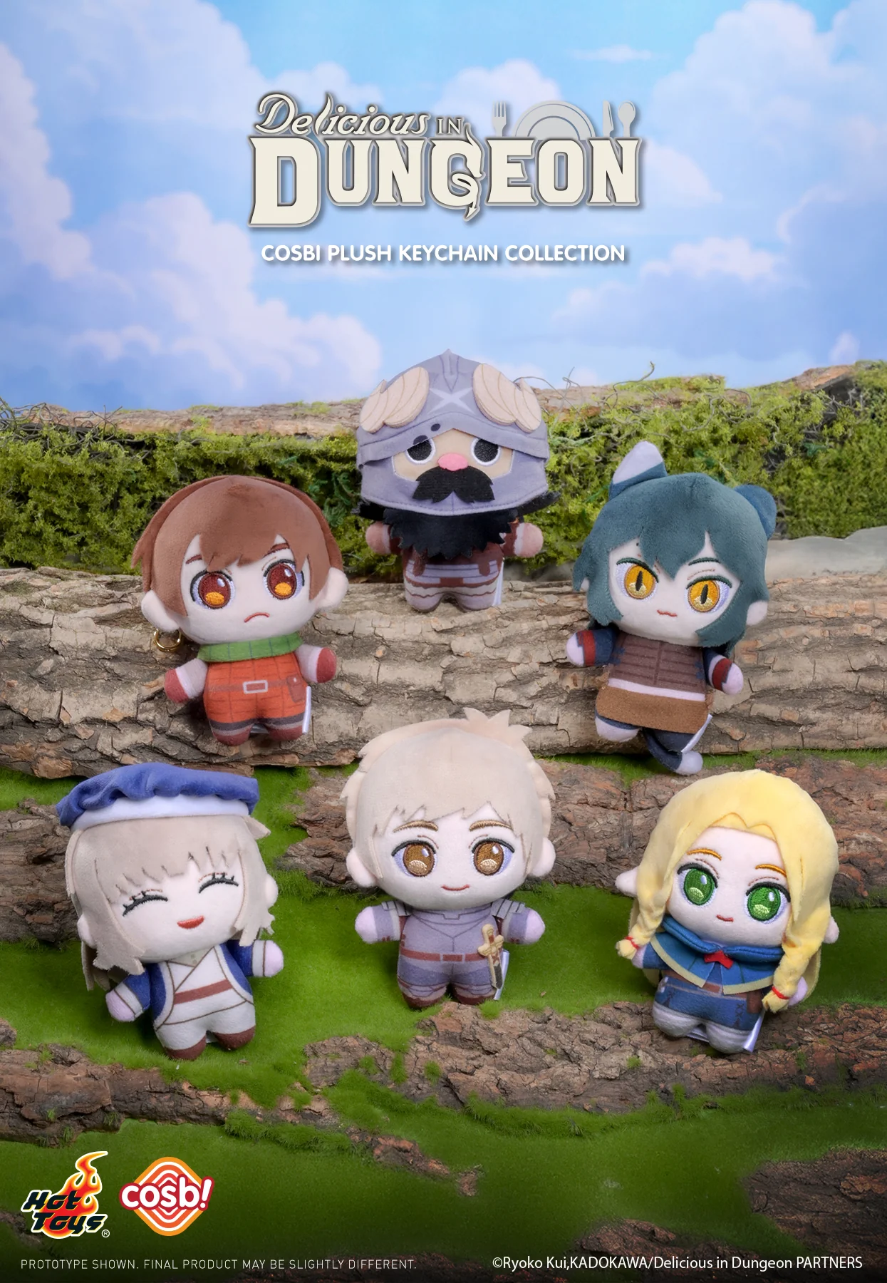 PPLU075N - Delicious in Dungeon Cosbi Plush Keychain Collection