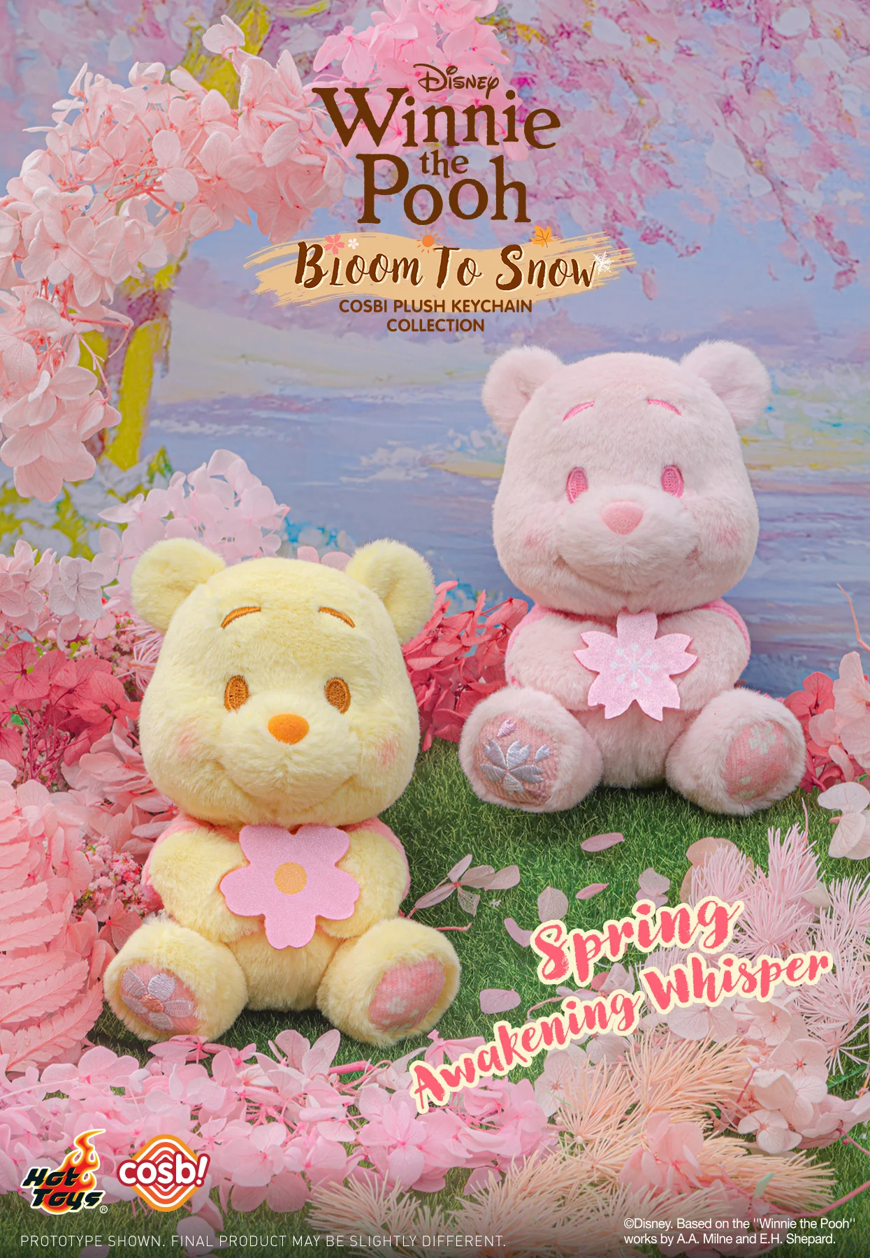 PPLU076N – Winnie the Pooh – Winnie the Pooh Bloom to Snow Cosbi Plush Keychain Collection - Image 10