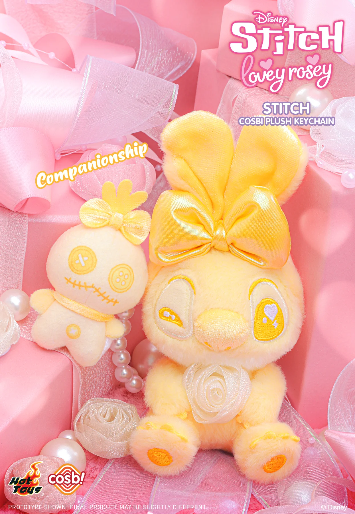 PPLU090N - Stitch – Stitch Lovey-Rosey Cosbi Plush Keychain Collection - Image 6