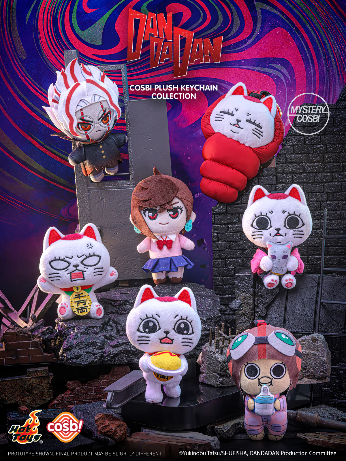 PPLU106N - Dandadan – Dandadan Cosbi Plush Keychain Collection