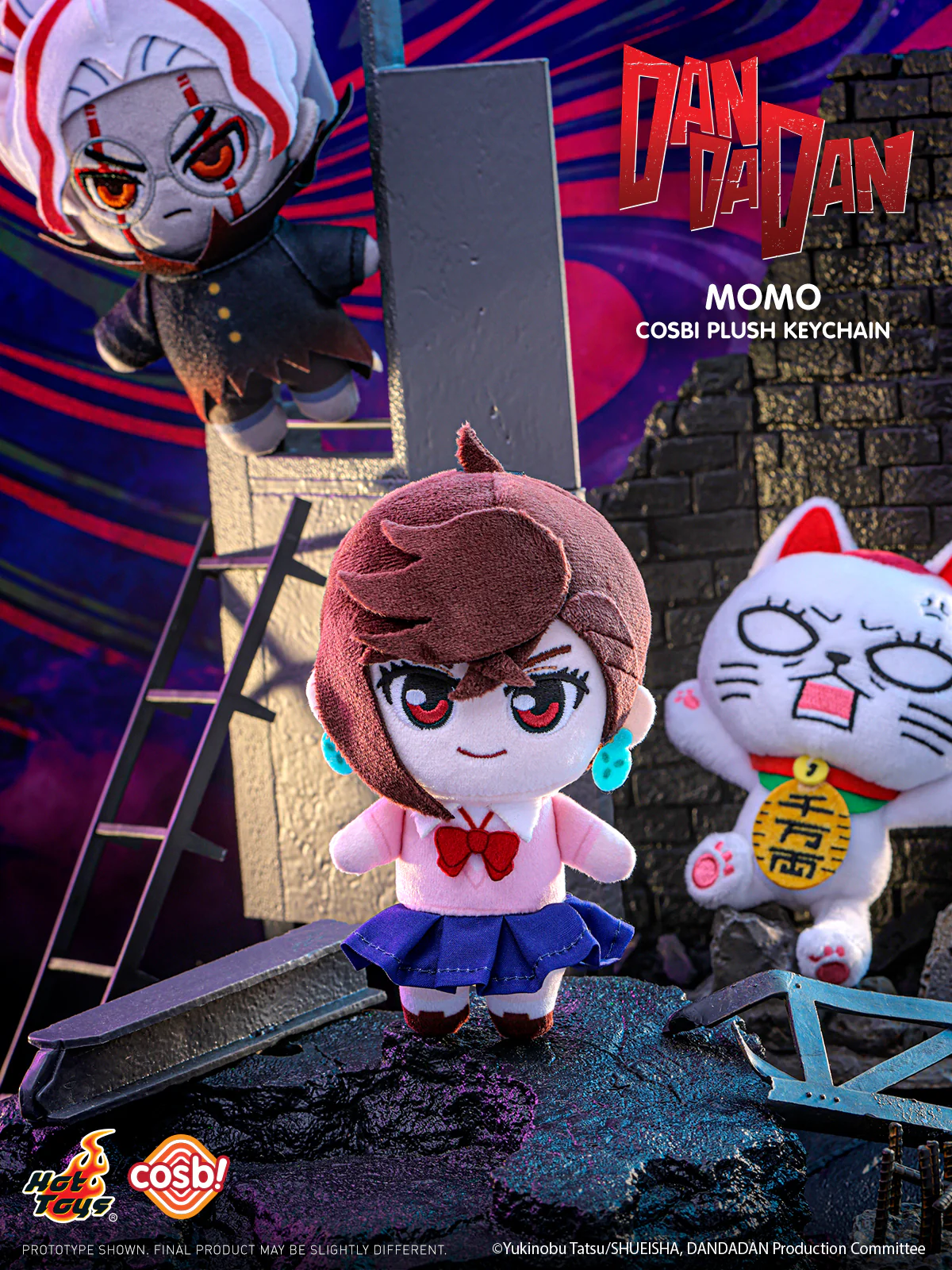 PPLU106N - Dandadan – Dandadan Cosbi Plush Keychain Collection - Image 3