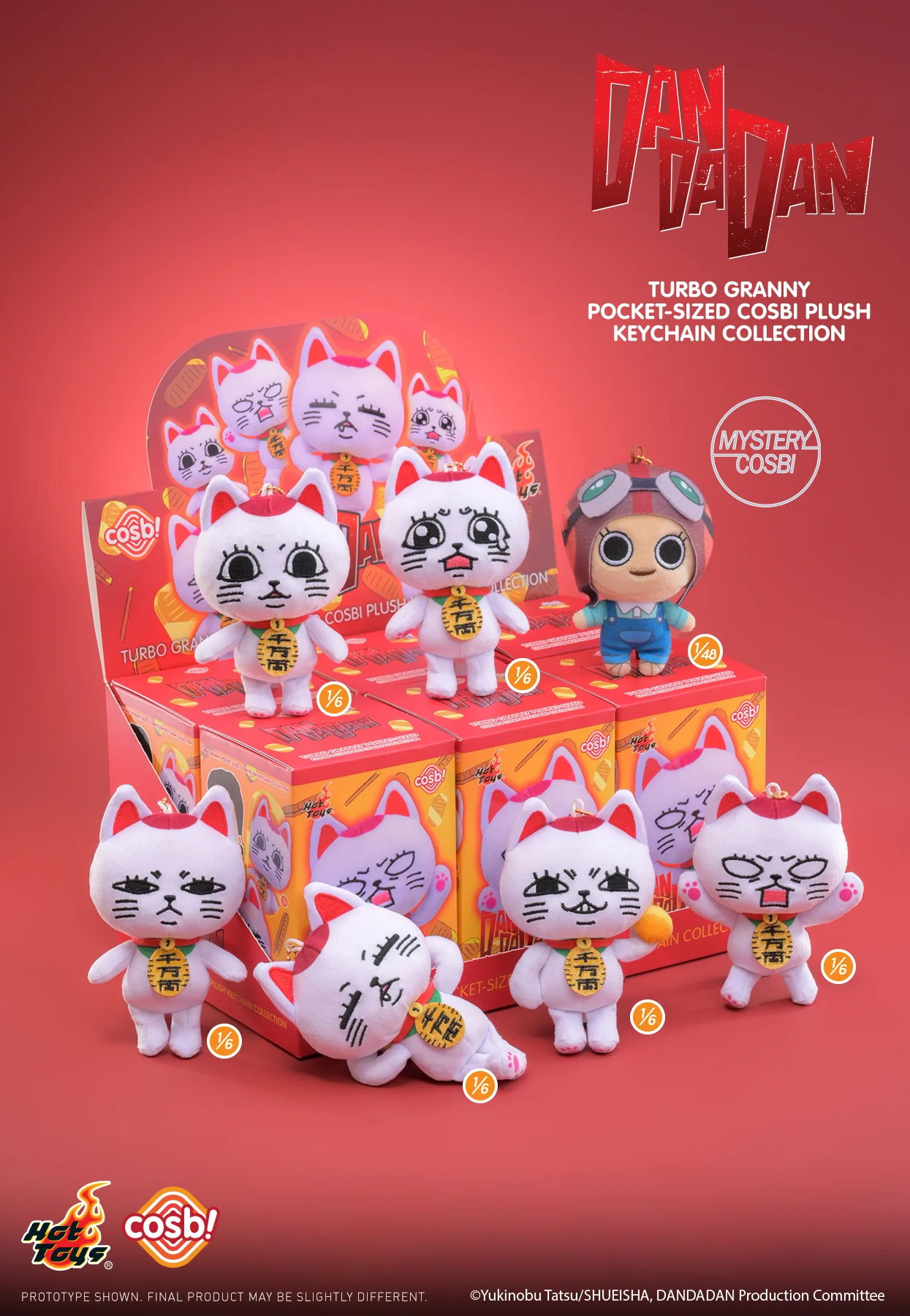 PPLU107N - Dandadan – Turbo Granny Pocket-Sized Cosbi Plush Keychain Collection - Image 10