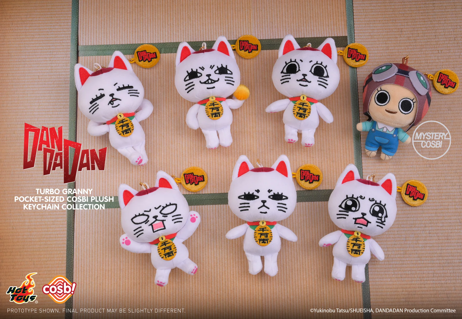 PPLU107N - Dandadan – Turbo Granny Pocket-Sized Cosbi Plush Keychain Collection - Image 9