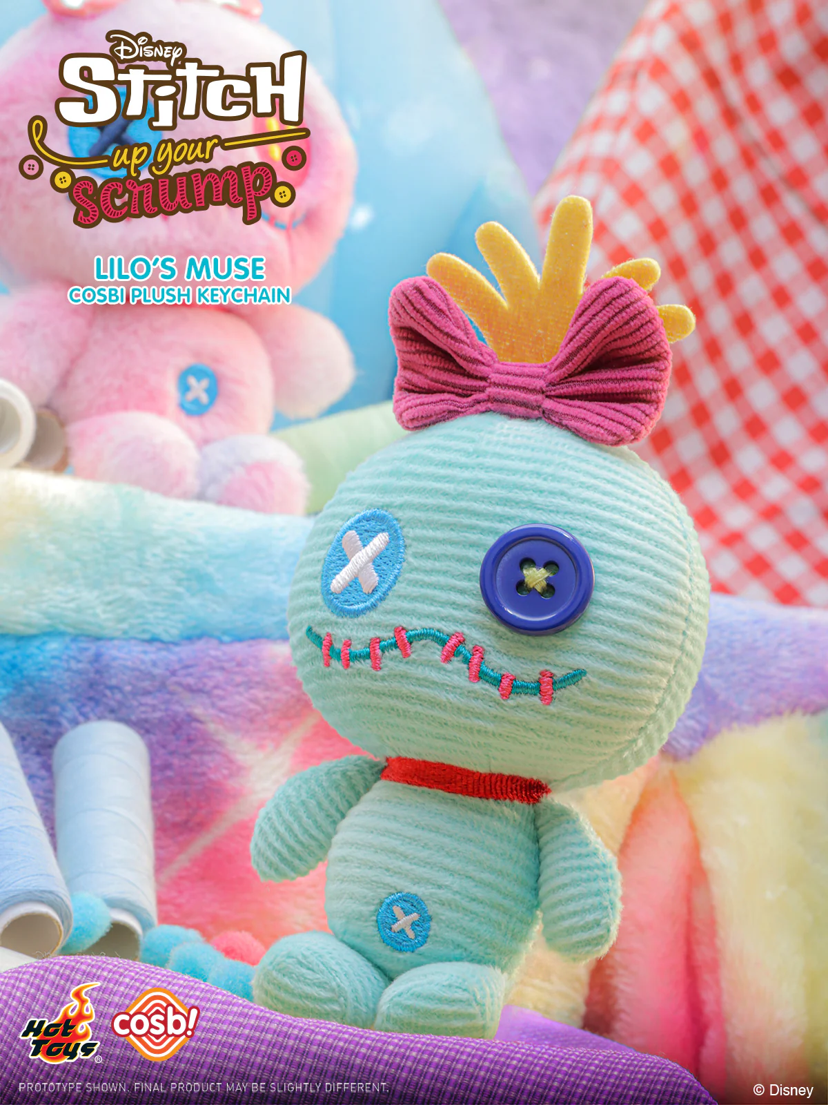 PPLU110N – Stitch - Stitch up Your Scrump Cosbi Plush Keychain Collection - Image 2