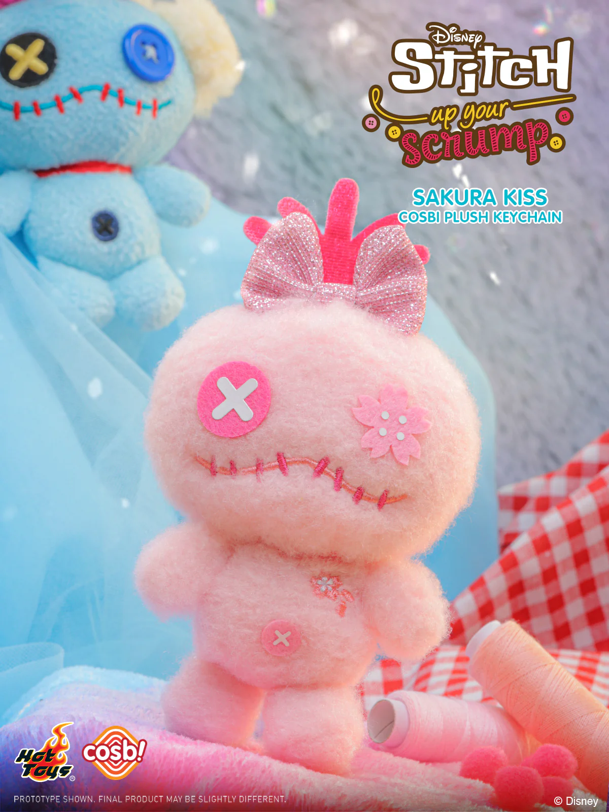 PPLU110N – Stitch - Stitch up Your Scrump Cosbi Plush Keychain Collection - Image 6