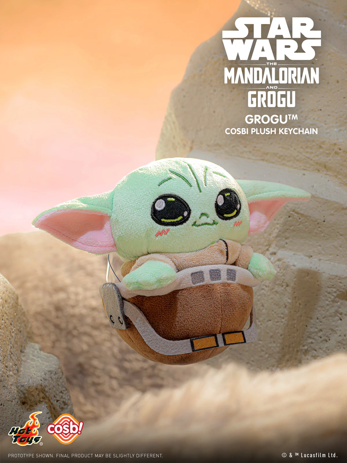 PPLU112N - The Mandalorian and Grogu - The Mandalorian and Grogu Cosbi Plush Keychain Collection - Image 3