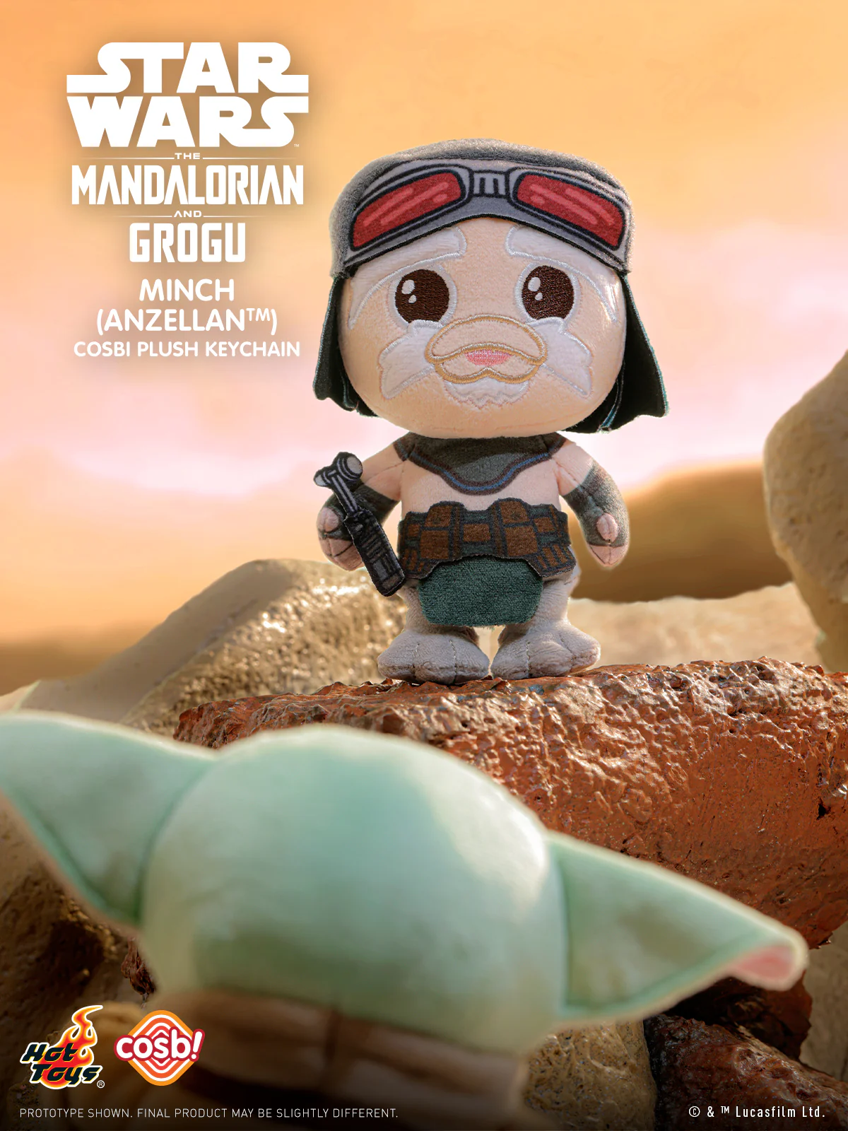 PPLU112N - The Mandalorian and Grogu - The Mandalorian and Grogu Cosbi Plush Keychain Collection - Image 7