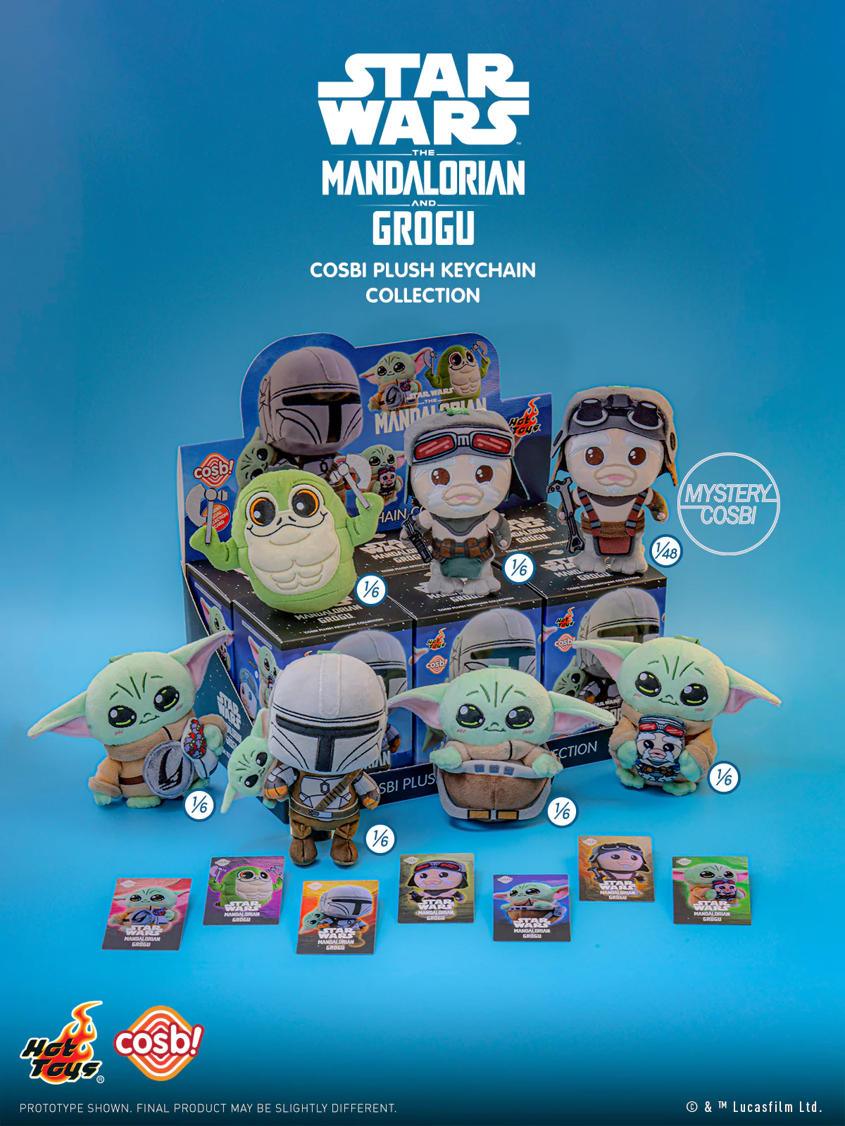 PPLU112N - The Mandalorian and Grogu - The Mandalorian and Grogu Cosbi Plush Keychain Collection - Image 9