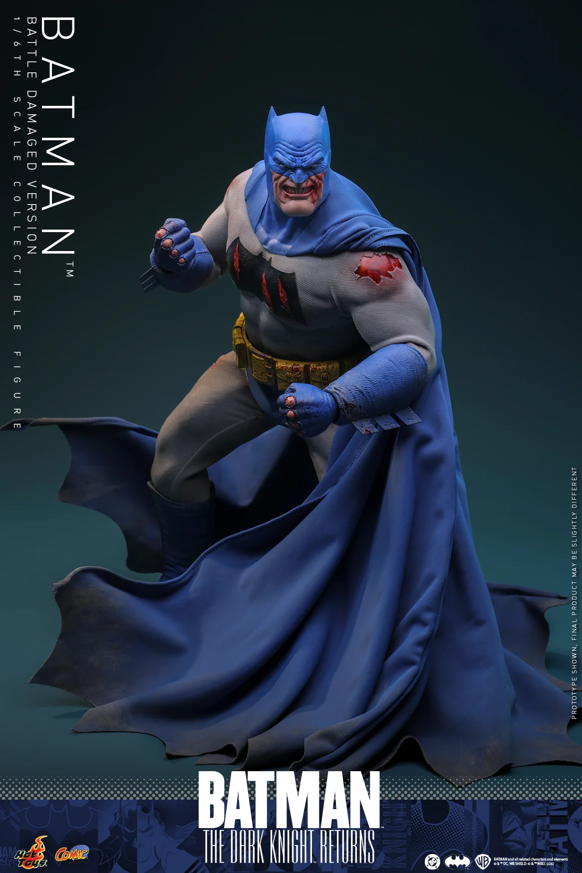 [Pre-Order] CMS031 – Batman: The Dark Knight™ Returns - 1/6th scale Batman™ (Battle Damaged Version) Collectible Figure