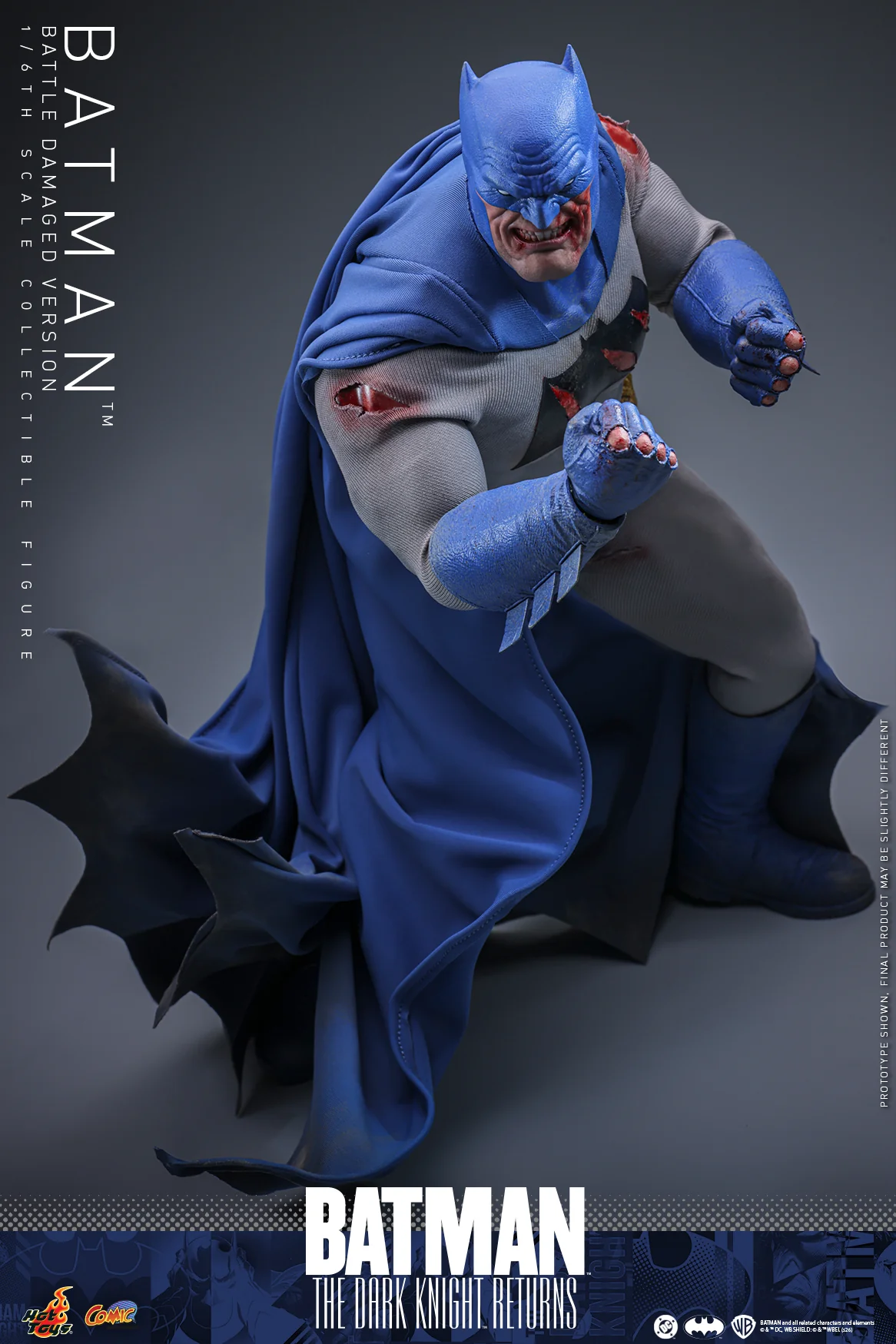 [Pre-Order] CMS031 – Batman: The Dark Knight™ Returns - 1/6th scale Batman™ (Battle Damaged Version) Collectible Figure - Image 10
