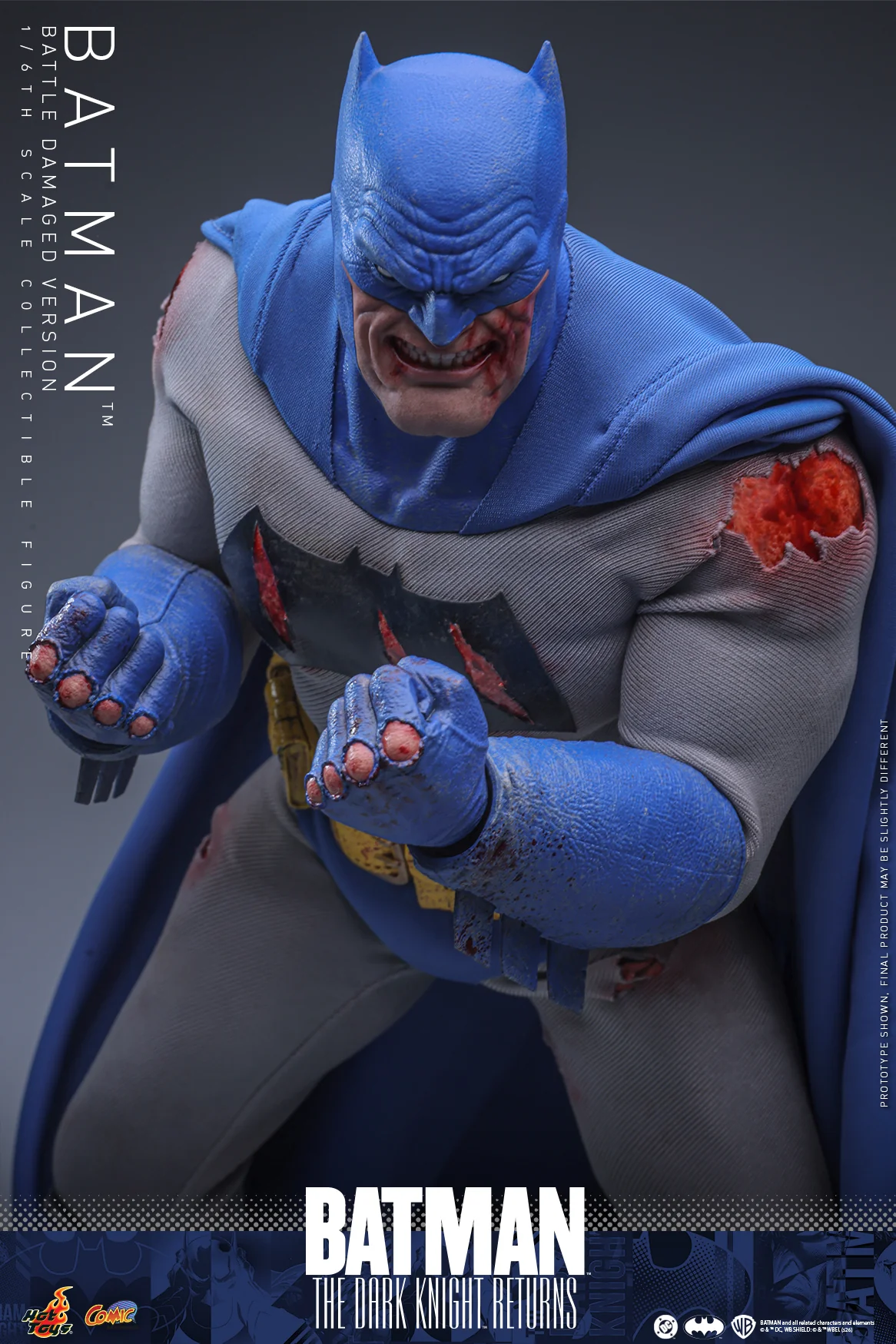 [Pre-Order] CMS031 – Batman: The Dark Knight™ Returns - 1/6th scale Batman™ (Battle Damaged Version) Collectible Figure - Image 11