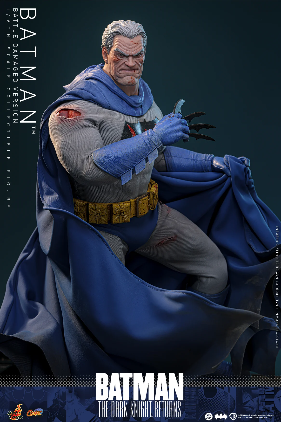 [Pre-Order] CMS031 – Batman: The Dark Knight™ Returns - 1/6th scale Batman™ (Battle Damaged Version) Collectible Figure - Image 13