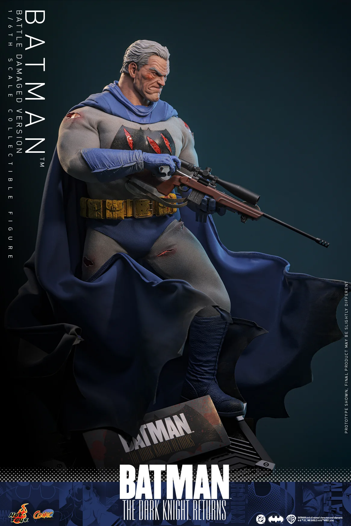 [Pre-Order] CMS031 – Batman: The Dark Knight™ Returns - 1/6th scale Batman™ (Battle Damaged Version) Collectible Figure - Image 14