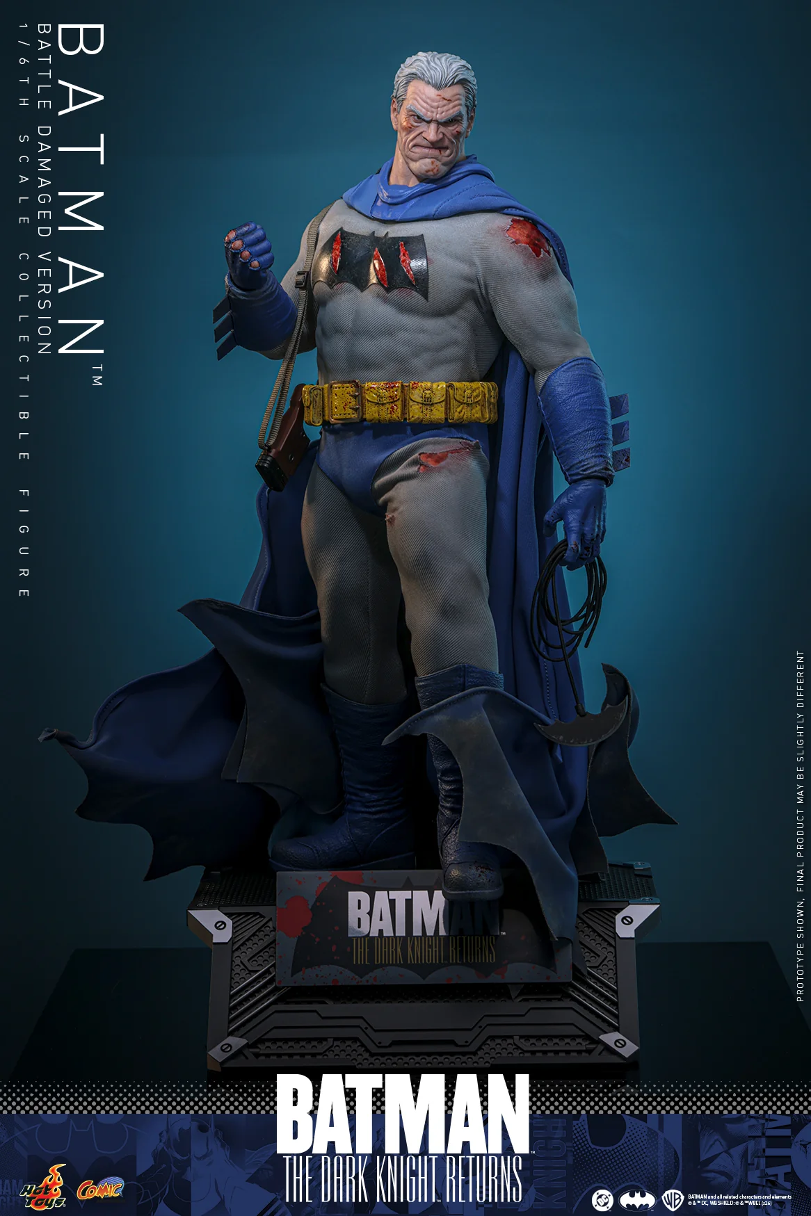[Pre-Order] CMS031 – Batman: The Dark Knight™ Returns - 1/6th scale Batman™ (Battle Damaged Version) Collectible Figure - Image 15