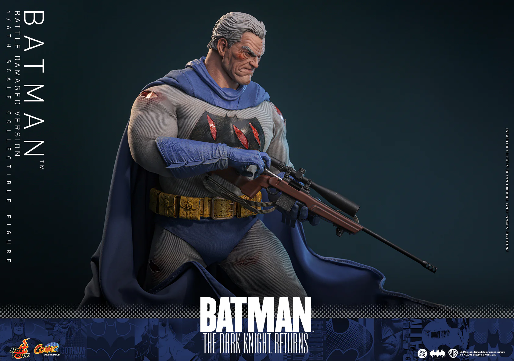 [Pre-Order] CMS031 – Batman: The Dark Knight™ Returns - 1/6th scale Batman™ (Battle Damaged Version) Collectible Figure - Image 20