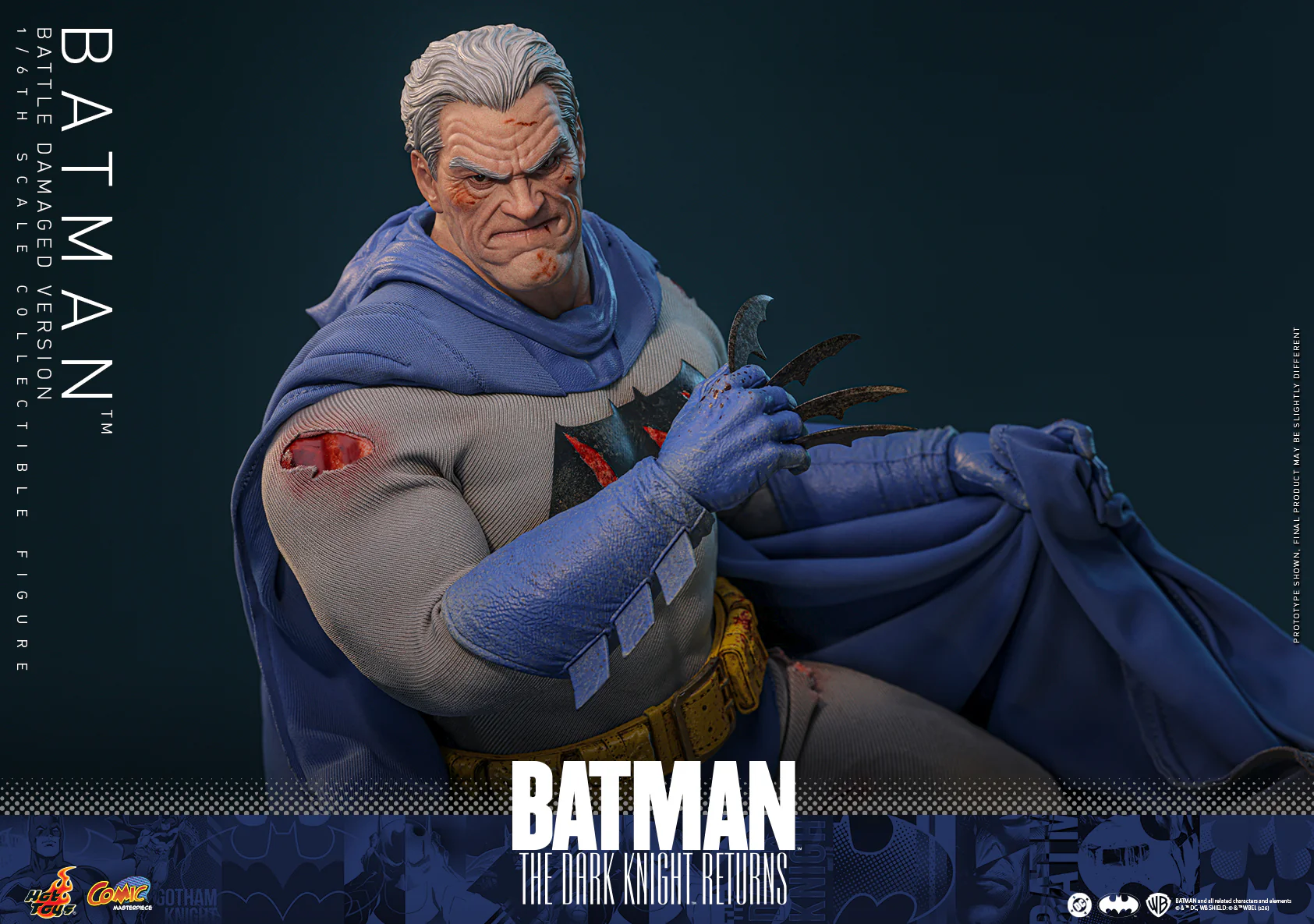 [Pre-Order] CMS031 – Batman: The Dark Knight™ Returns - 1/6th scale Batman™ (Battle Damaged Version) Collectible Figure - Image 21