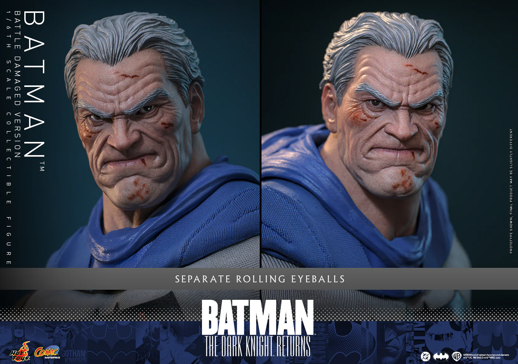 [Pre-Order] CMS031 – Batman: The Dark Knight™ Returns - 1/6th scale Batman™ (Battle Damaged Version) Collectible Figure - Image 22