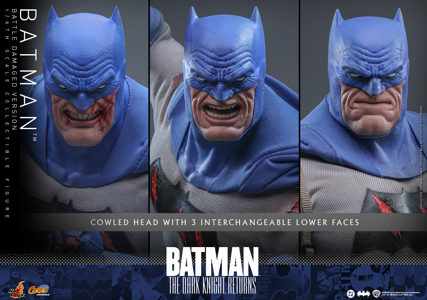 [Pre-Order] CMS031 – Batman: The Dark Knight™ Returns - 1/6th scale Batman™ (Battle Damaged Version) Collectible Figure - Image 23