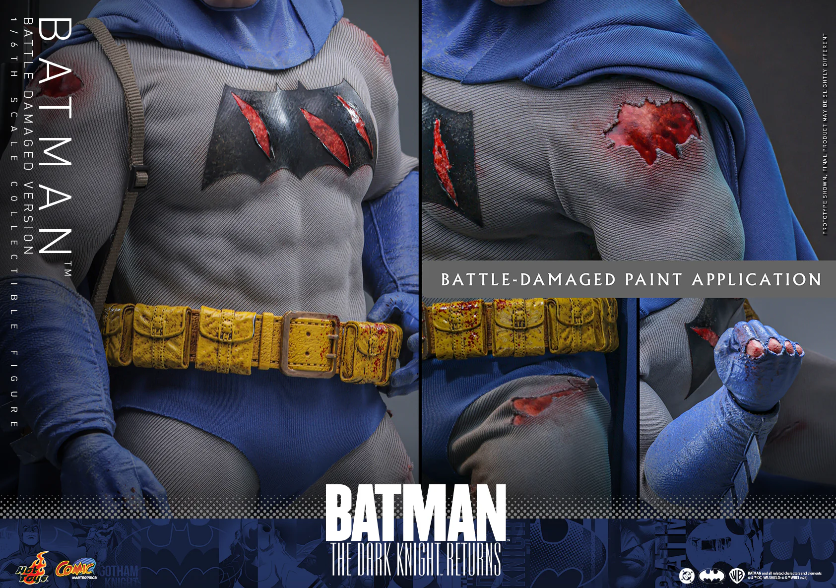 [Pre-Order] CMS031 – Batman: The Dark Knight™ Returns - 1/6th scale Batman™ (Battle Damaged Version) Collectible Figure - Image 24