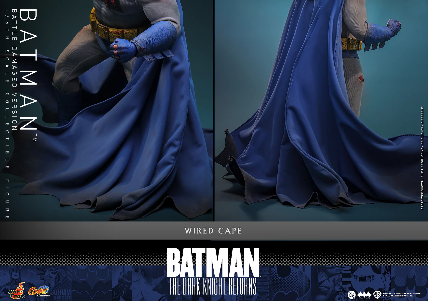 [Pre-Order] CMS031 – Batman: The Dark Knight™ Returns - 1/6th scale Batman™ (Battle Damaged Version) Collectible Figure - Image 25