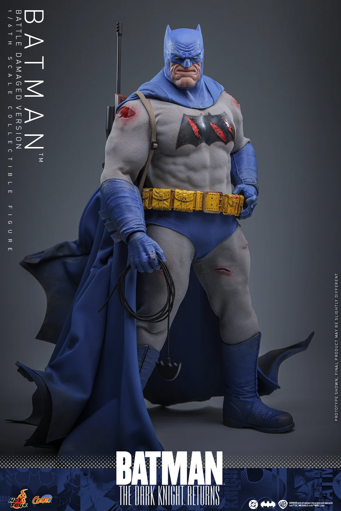 [Pre-Order] CMS031 – Batman: The Dark Knight™ Returns - 1/6th scale Batman™ (Battle Damaged Version) Collectible Figure - Image 3