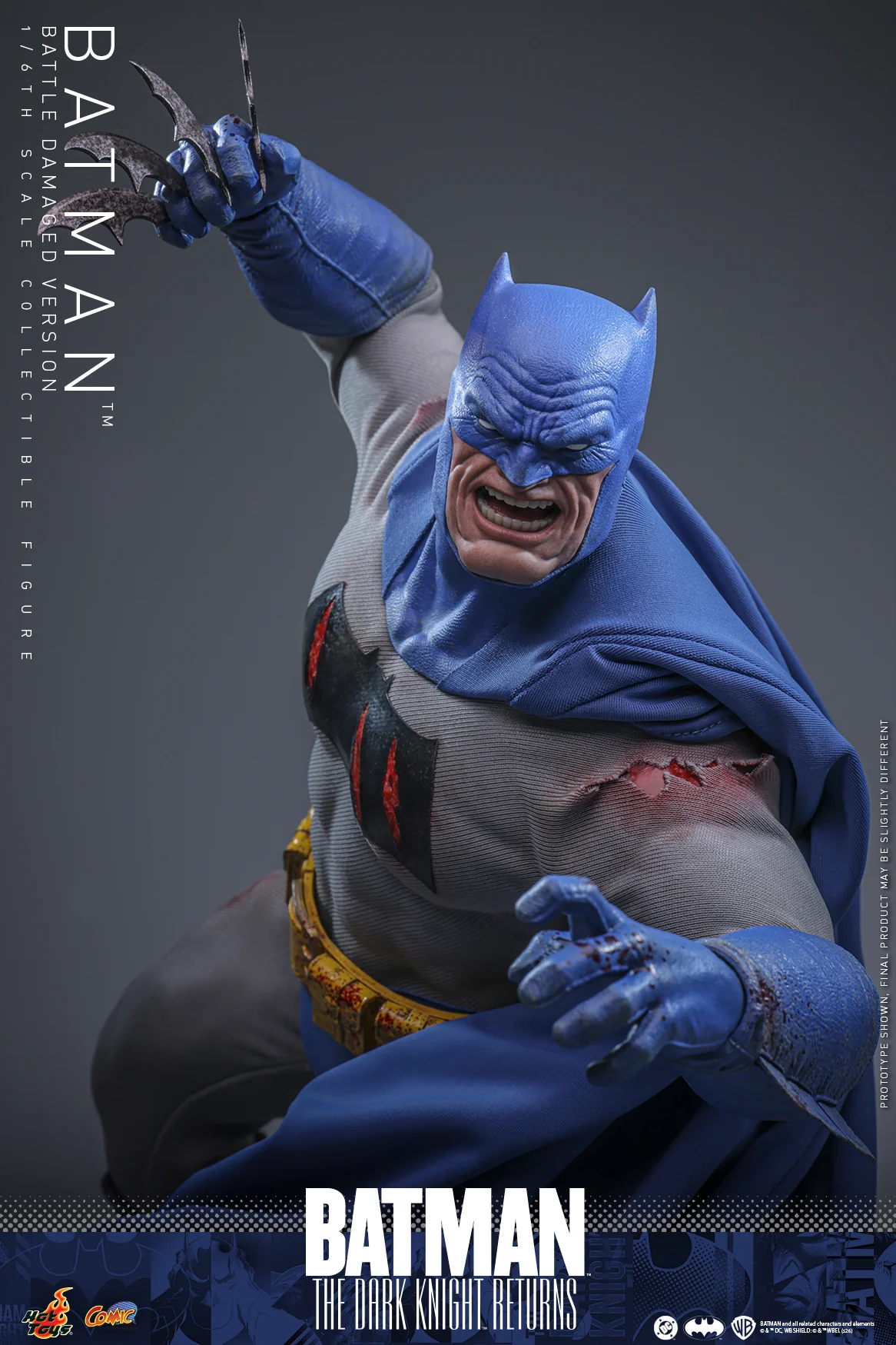 [Pre-Order] CMS031 – Batman: The Dark Knight™ Returns - 1/6th scale Batman™ (Battle Damaged Version) Collectible Figure - Image 4