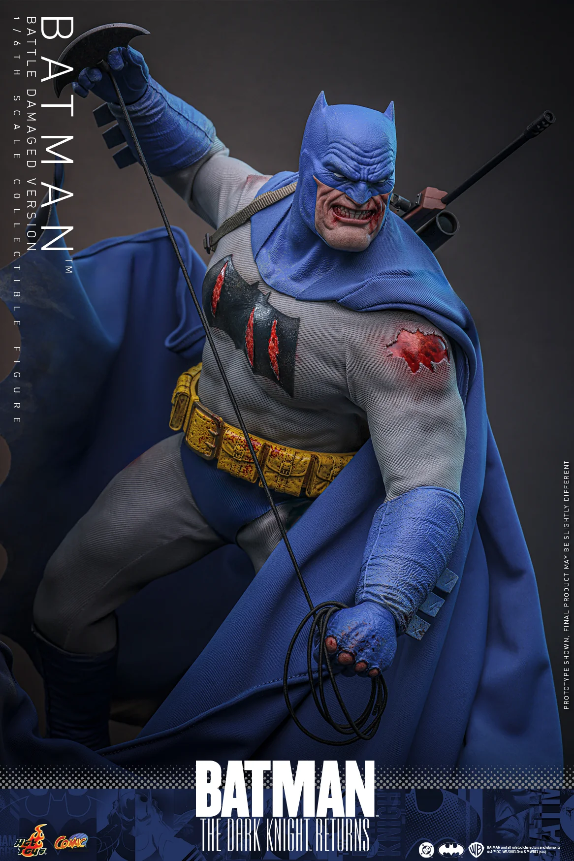 [Pre-Order] CMS031 – Batman: The Dark Knight™ Returns - 1/6th scale Batman™ (Battle Damaged Version) Collectible Figure - Image 5