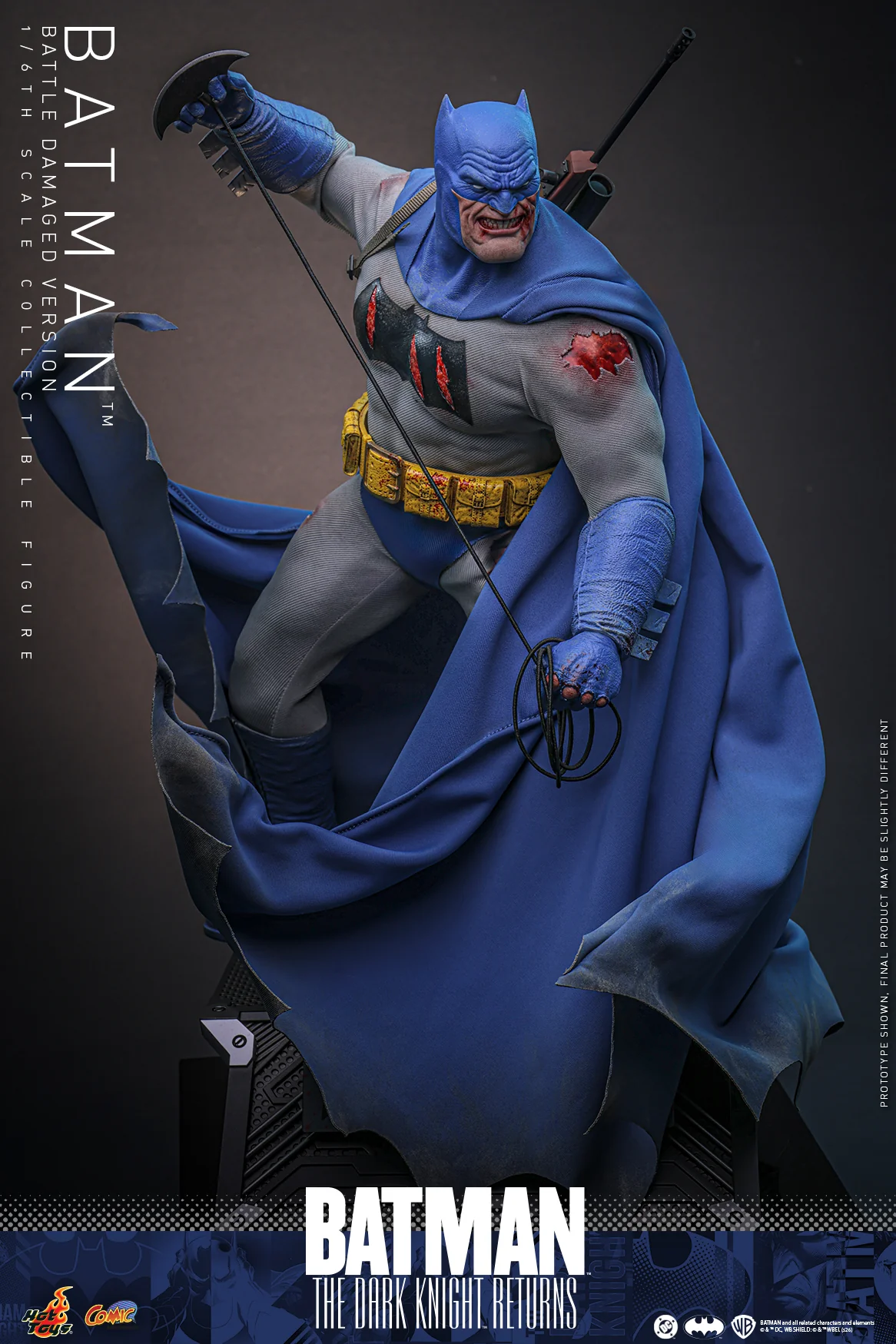 [Pre-Order] CMS031 – Batman: The Dark Knight™ Returns - 1/6th scale Batman™ (Battle Damaged Version) Collectible Figure - Image 6