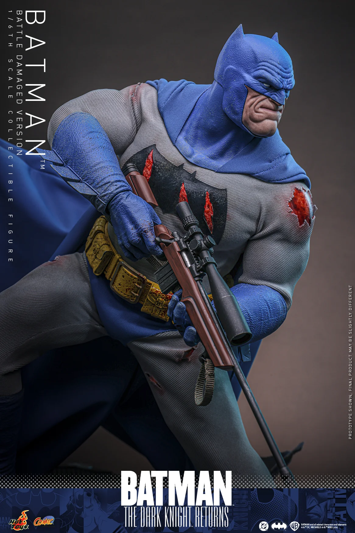 [Pre-Order] CMS031 – Batman: The Dark Knight™ Returns - 1/6th scale Batman™ (Battle Damaged Version) Collectible Figure - Image 7