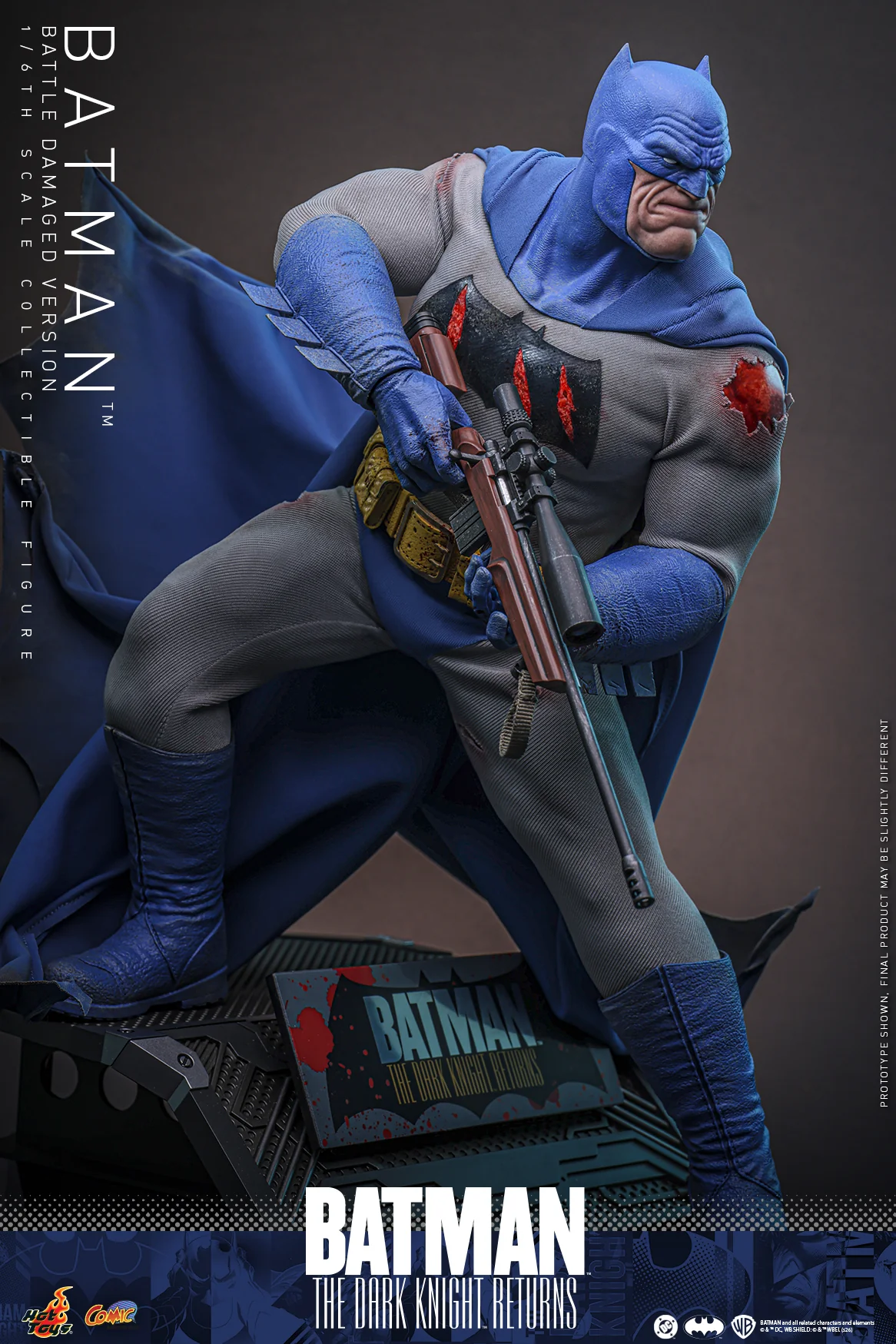 [Pre-Order] CMS031 – Batman: The Dark Knight™ Returns - 1/6th scale Batman™ (Battle Damaged Version) Collectible Figure - Image 8
