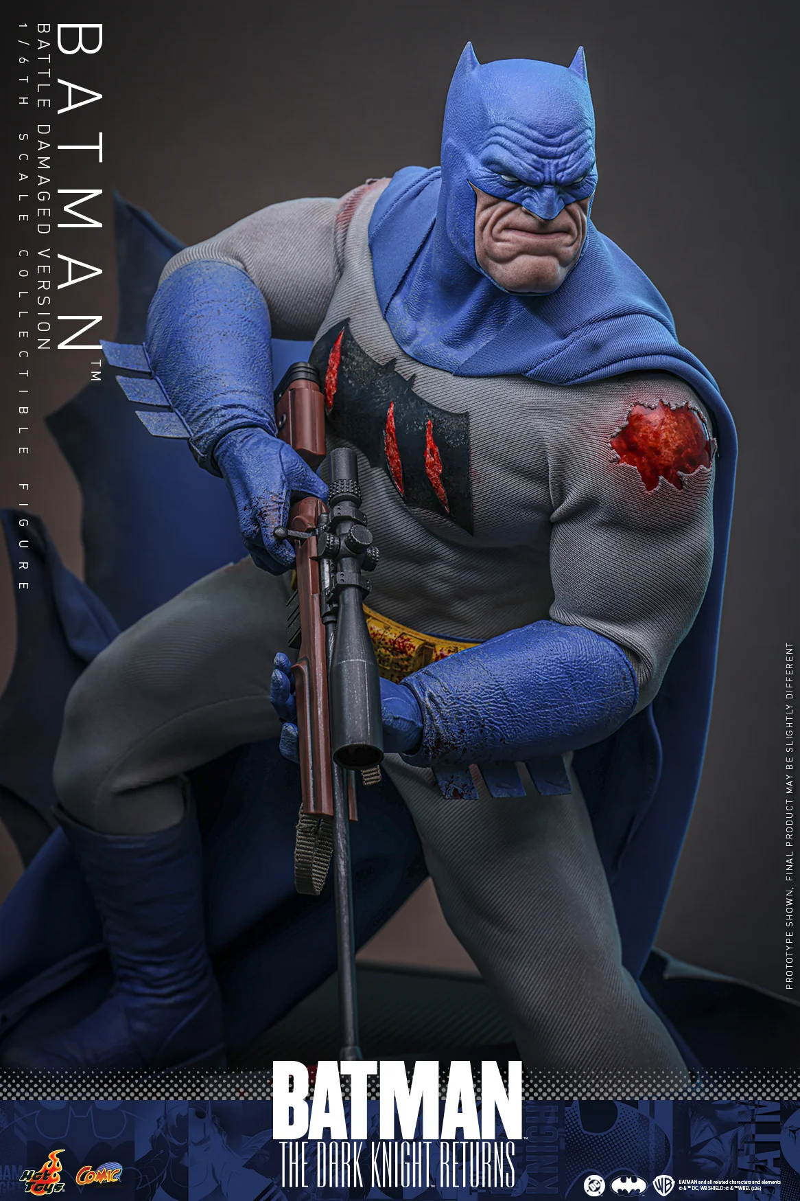[Pre-Order] CMS031 – Batman: The Dark Knight™ Returns - 1/6th scale Batman™ (Battle Damaged Version) Collectible Figure - Image 9