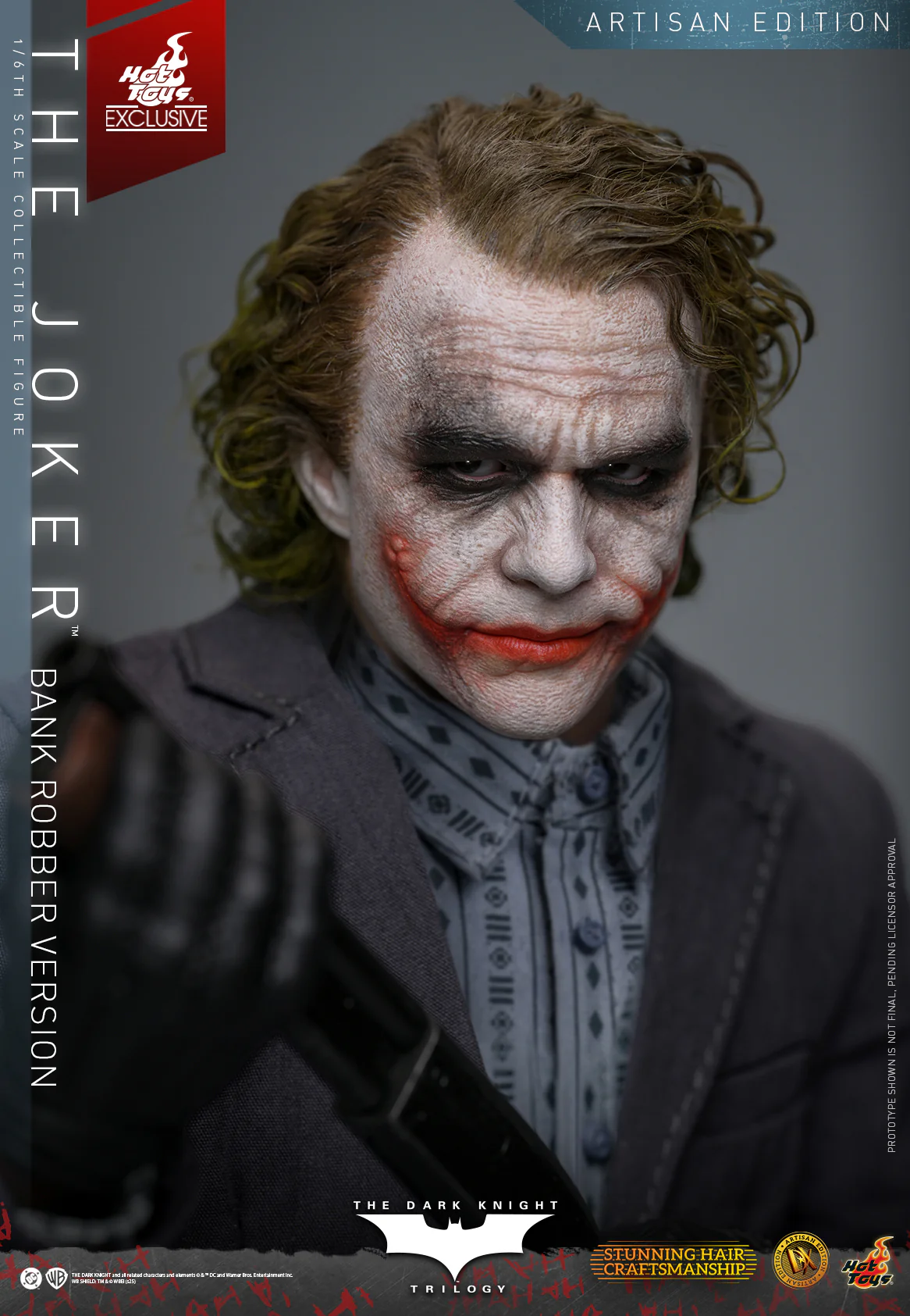 [Pre-Order] DX51AE - The Dark Knight Trilogy - 1/6th scale The Joker (Bank Robber Version) Collectible Figure (Artisan Edition) [Hot Toys Exclusive] - Image 11