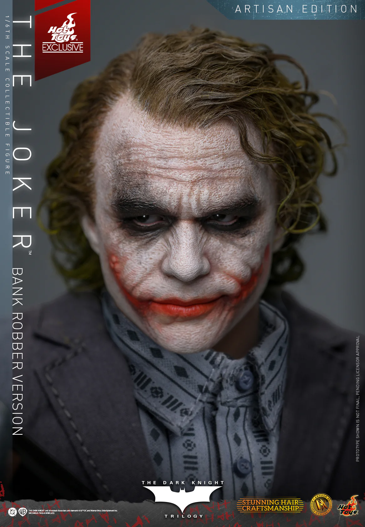 [Pre-Order] DX51AE - The Dark Knight Trilogy - 1/6th scale The Joker (Bank Robber Version) Collectible Figure (Artisan Edition) [Hot Toys Exclusive] - Image 12